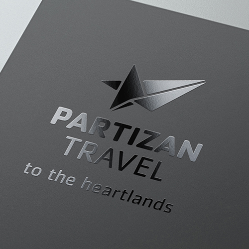 Partizan Travel logo design and brand identity