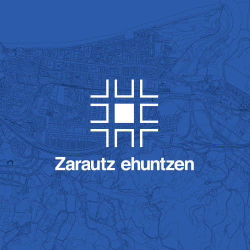 Zarautz ehuntzen logo design and brand identity